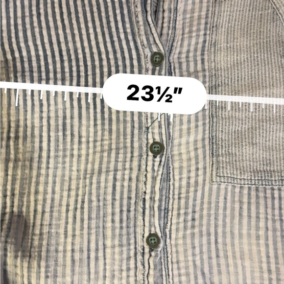 We The Free Indigo Skies Striped Shirt - Picture 7 of 7